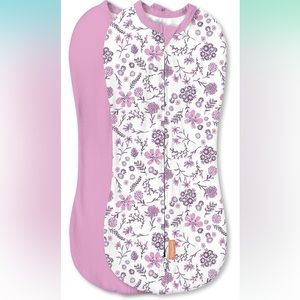 SwaddleMe by Ingenuity Pod - Size Newborn, 0-2 Months,
2-Pack (Dainty Flowers)